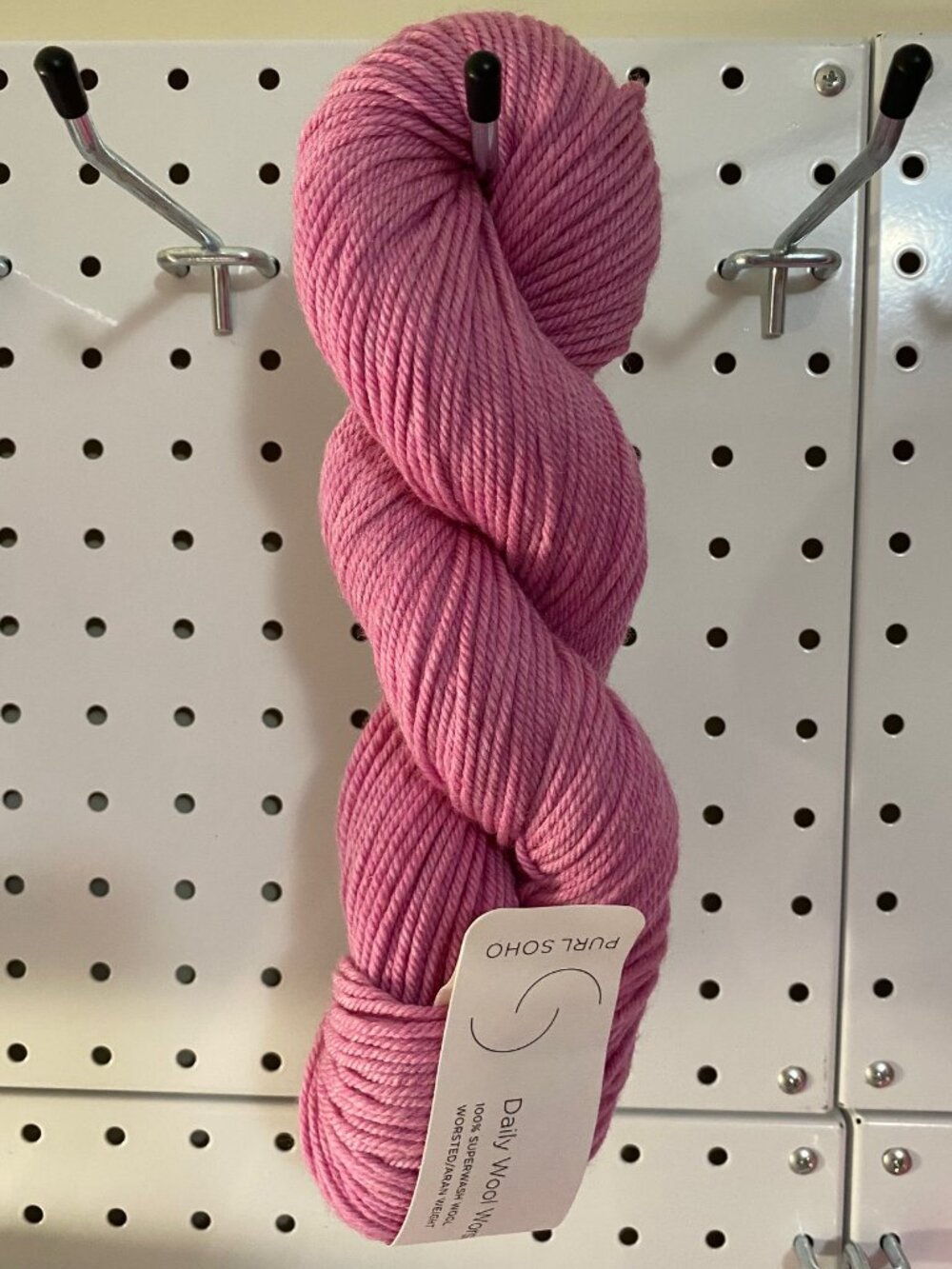 Purl Soho Daily Wool Worsted Yarn | 1 Skein | Pink Violet